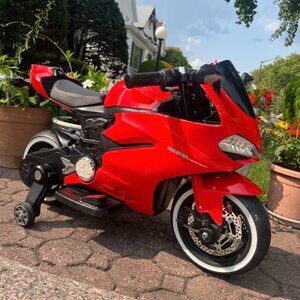 24V Ducati Kid Motorcycle Street Racer Ages 7-10 ASTM F963 Compliant